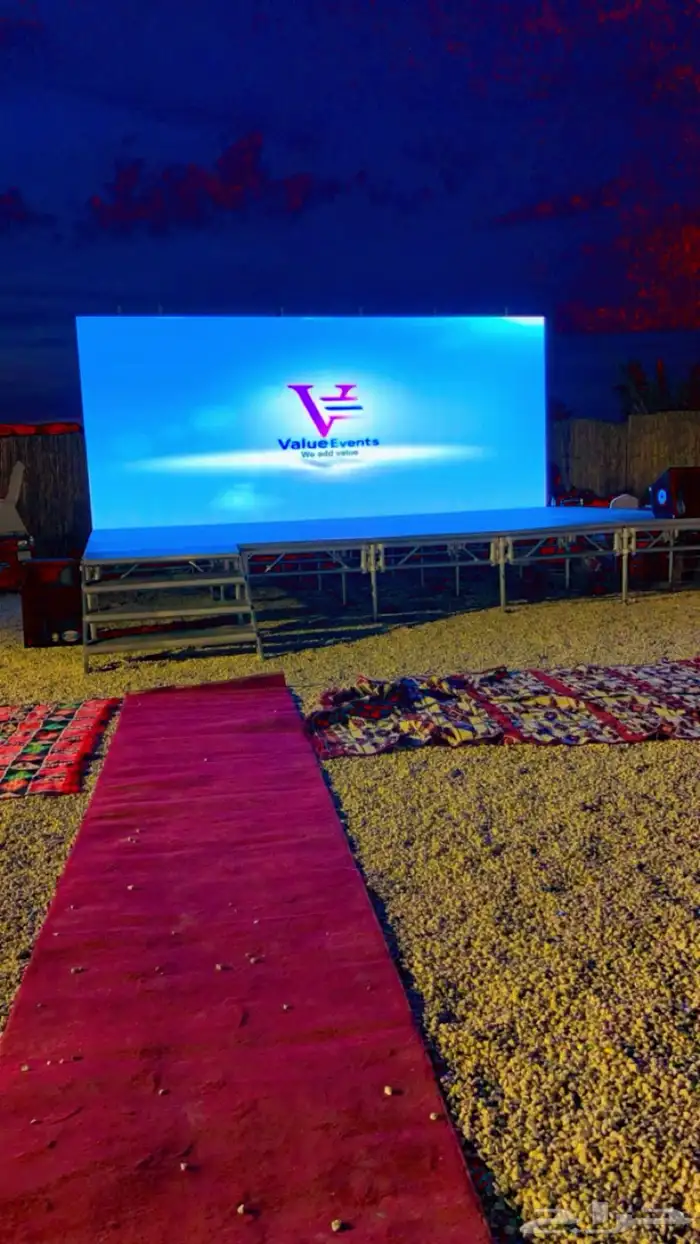 شاشات عملاقة (p2.6 )للإيجار للمعارض والحفلات والمؤتمرات 15