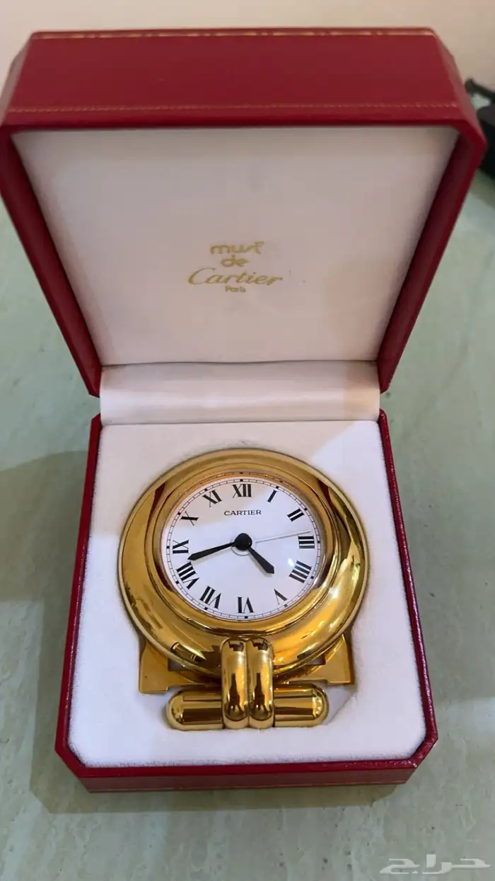 ساعة كارتير مطلية ذهب 0