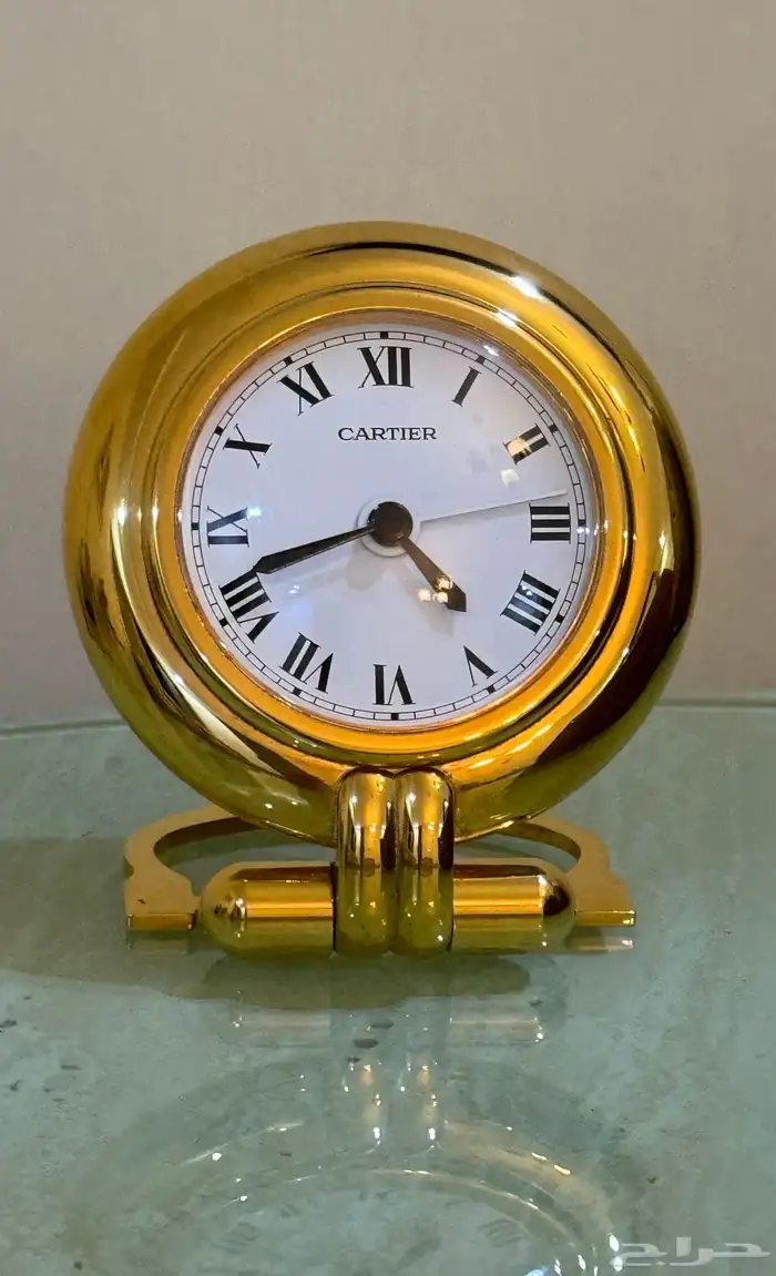 ساعة كارتير مطلية ذهب 3