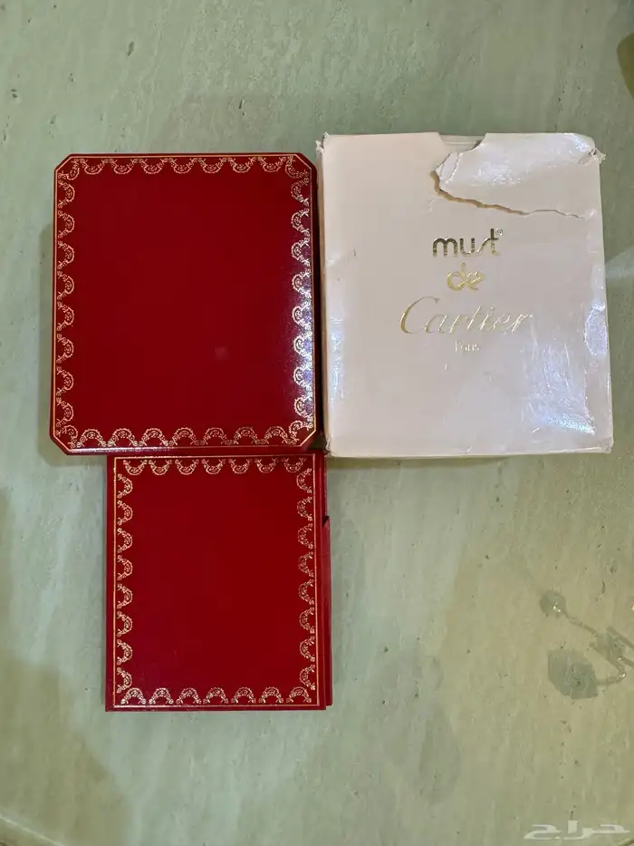 ساعة كارتير مطلية ذهب 6