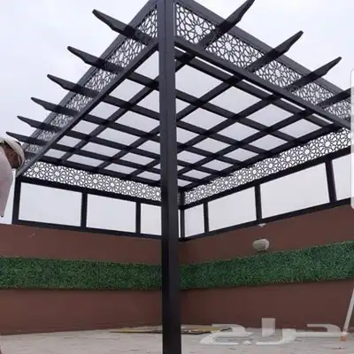 مظلات خارجيه وحدائق 0