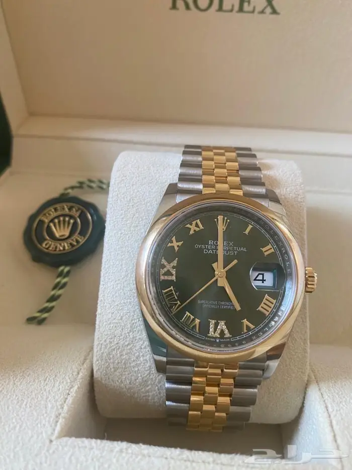 Rolex DATEJUST Gold and Diamonds 6