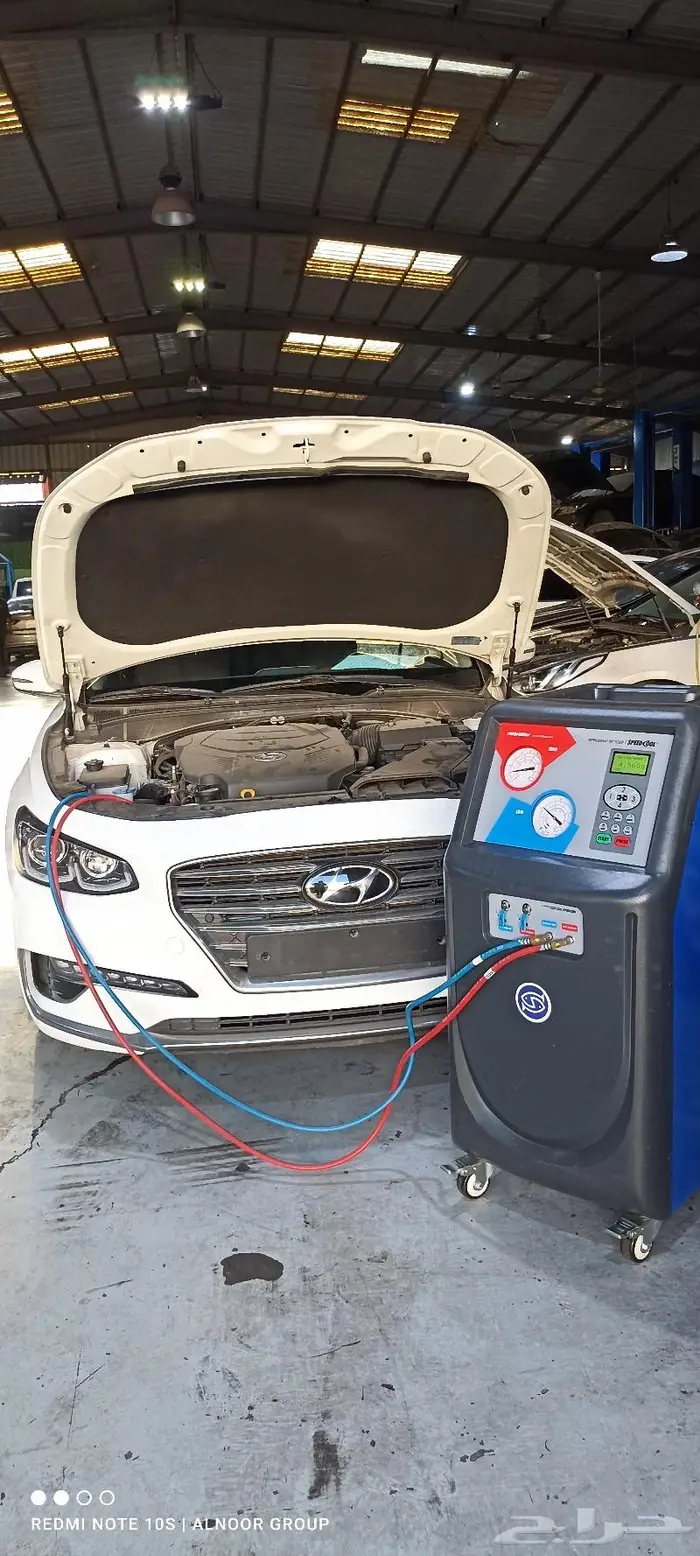 تعبئة الفريون بالجهاز 0