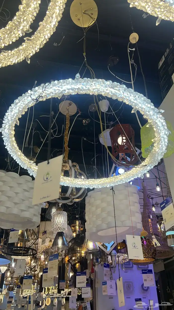 نجف تحف ديكورات ثرباث اباليك كشافات 3