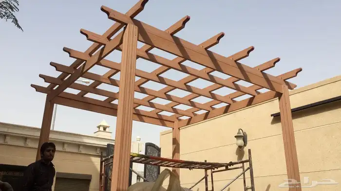 مظلات خشب معالج Wpc 11