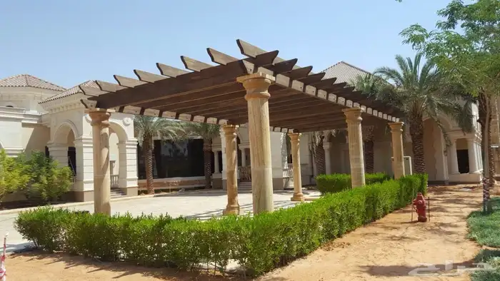 مظلات خشب معالج Wpc 9