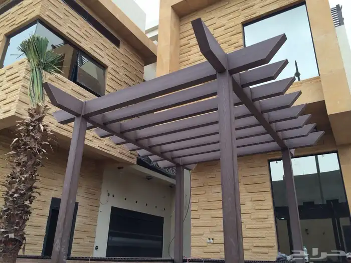 مظلات خشب معالج Wpc 7