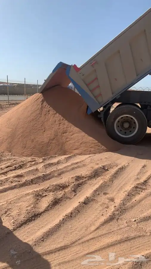 بحص ورمل توريد داخل تبوك وخارجها ومعتمد من نيوم 10