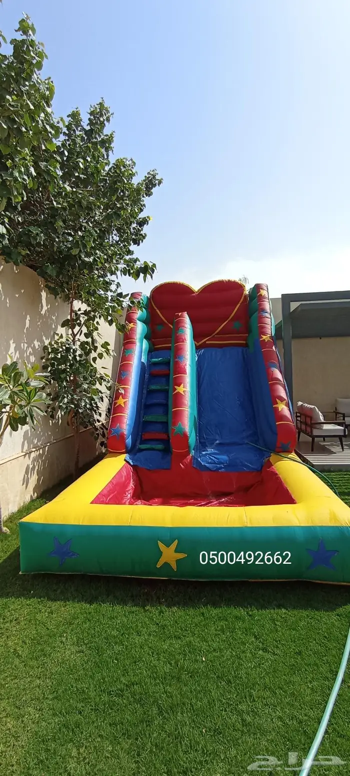 لتاجير نطيطات زحاليق جافه متاهات ملعب صابوني 5