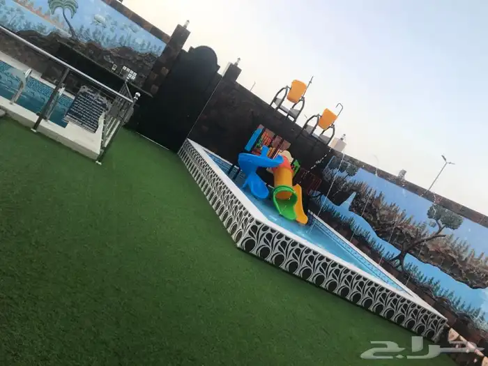 استراحه قسمين مسبحين بالعزيزيه للايجار 5
