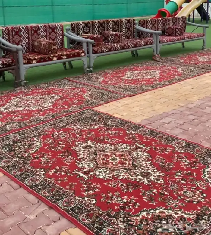 كراسي احمر مناسبات ومفارش 1