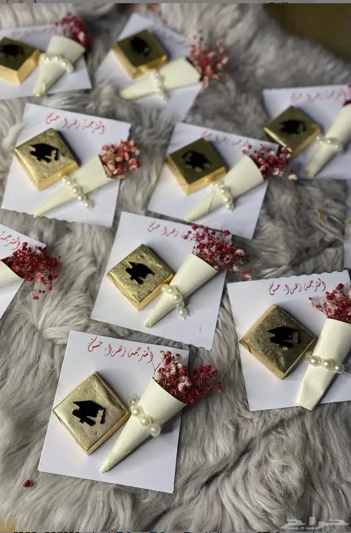 توزيعات ورد الجوري للتخرج مع الكرت بسعر مخفض 6