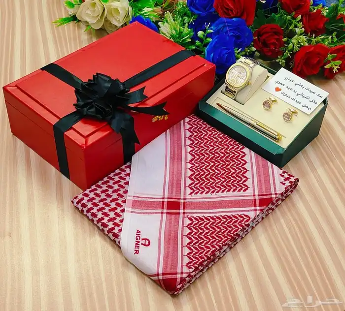 شماغ اجنر كلاسيك الجديد طقم رجالي هديه رجاليه 7