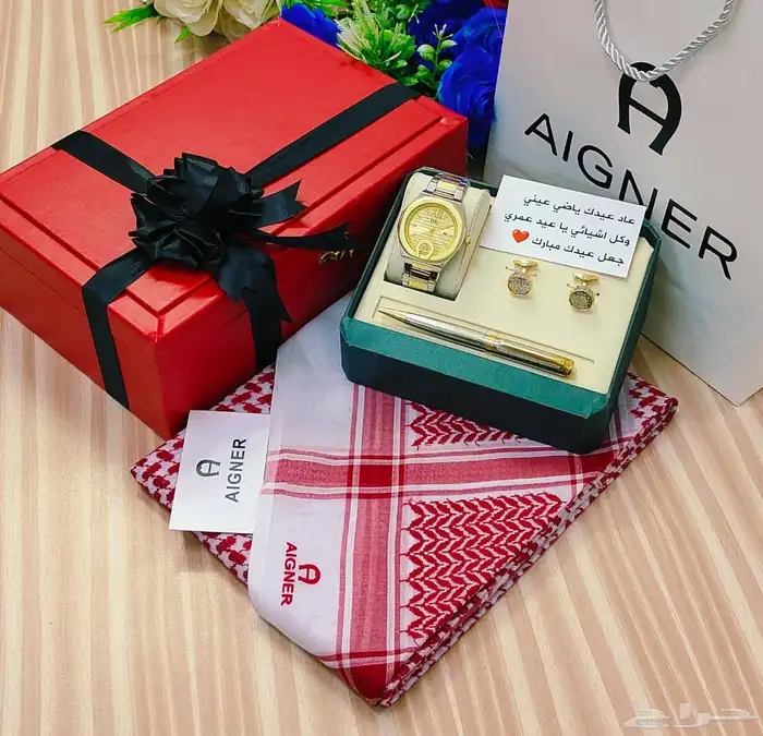 شماغ اجنر كلاسيك الجديد طقم رجالي هديه رجاليه 11