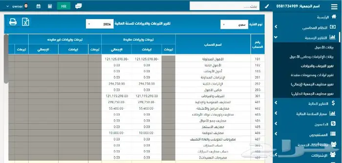 النظام المحاسبي المالي والاداري للقطاع الخيري 8