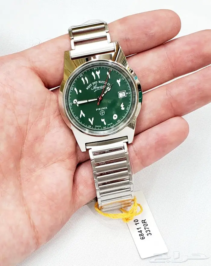 ساعة وست اند ام صليب لون اخضر ملكي أصلية مضمونة 1