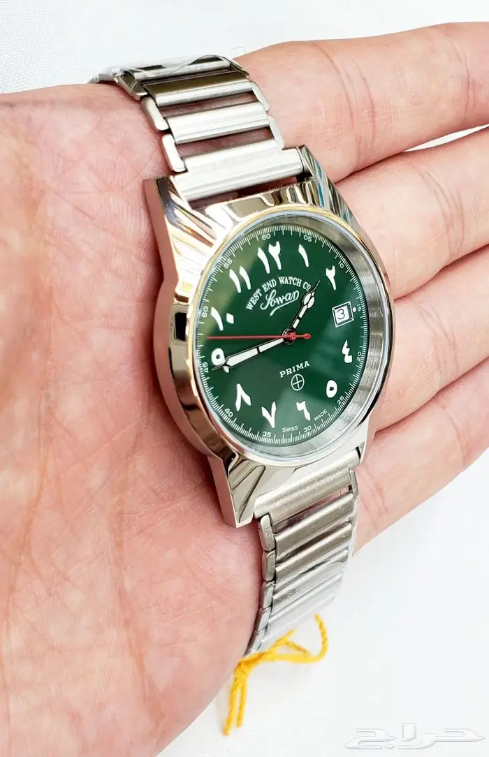 ساعة وست اند ام صليب لون اخضر ملكي أصلية مضمونة 5