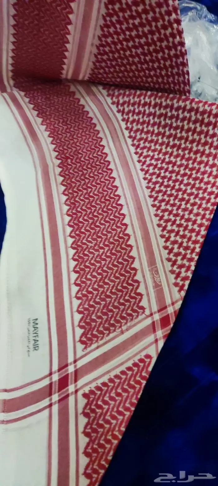 شماغ البسام ماي فير احمر غامق 1