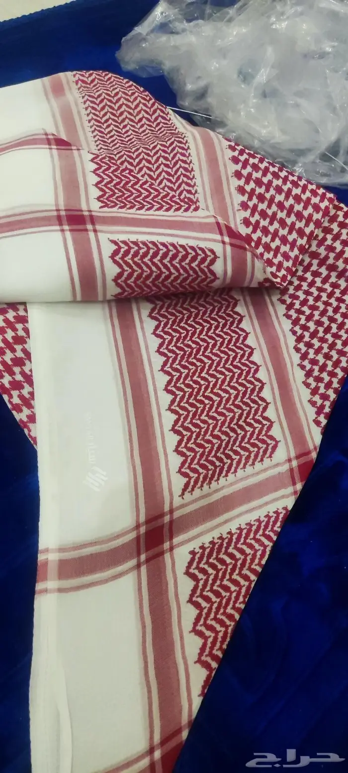 شماغ سيار سجنتشر أر احمر غامق 1