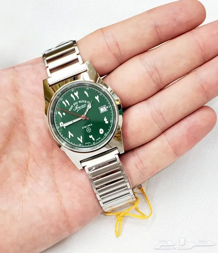 ساعة وست اند ام صليب لون اخضر ملكي أصلية مضمونة 3