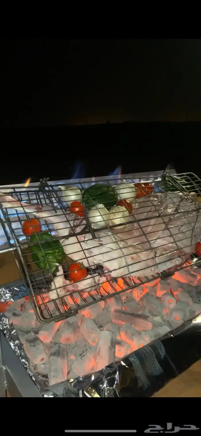 شوايه دجاج ولحم تعمل على الغاز والفحم 7