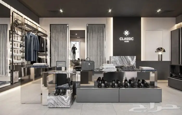 تصميم ديكور محل ملابس 2