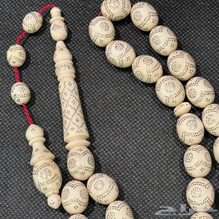 سبح كهرمان وعاج اصلي مشروط 6