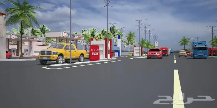 التصميم محطة بنزين 11