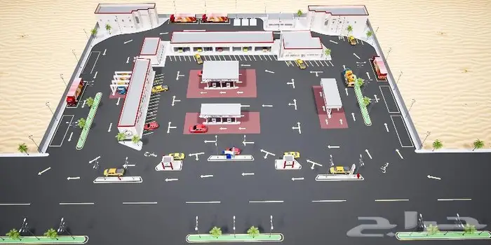 التصميم محطة بنزين 20