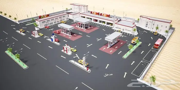 التصميم محطة بنزين 21