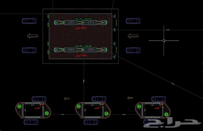 التصميم محطة بنزين 0