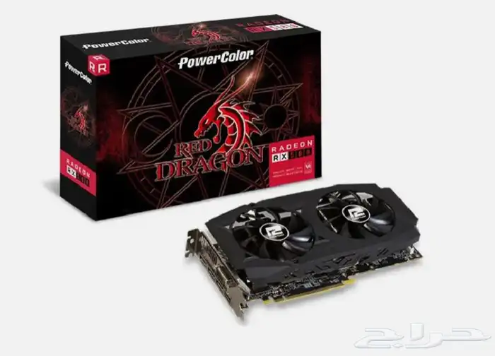 كرت شاشة 580 amd rx من شركة red dragon 0