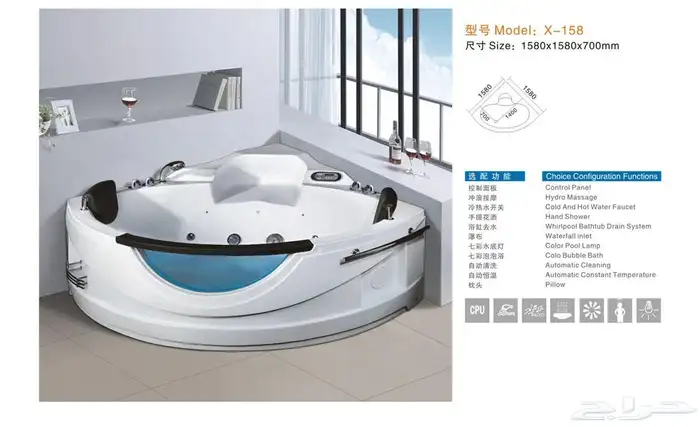 جاكوزي بخار 5سنوات ضمان 9