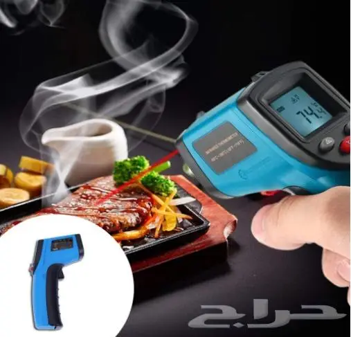 ميزان حرارة اشعة تحت الحمراء بغير تلامس 50-380 درجة 0