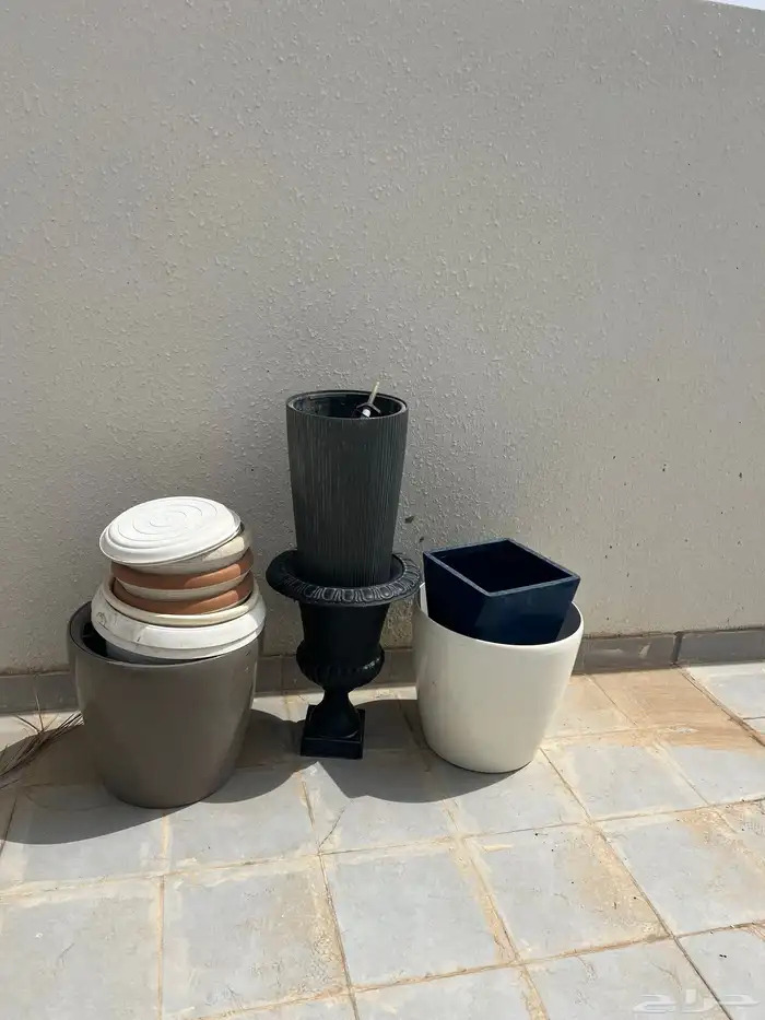 مجموعة عدد من حوض مركن زراعة مستعمل 6