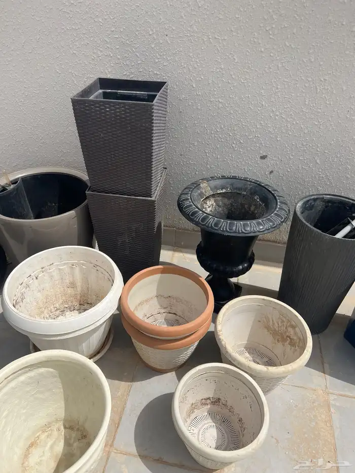 مجموعة عدد من حوض مركن زراعة مستعمل 2