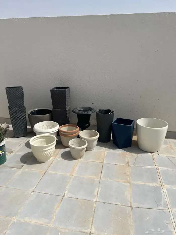 مجموعة عدد من حوض مركن زراعة مستعمل 0