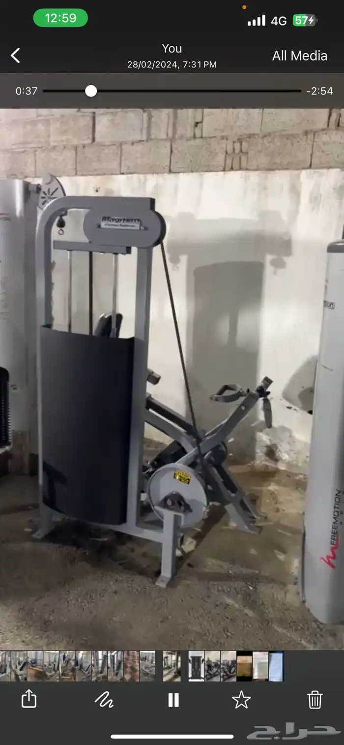 اجهزة نادي رياضي مستخدمة و جديدة تمارين نادي سير دراجة 1