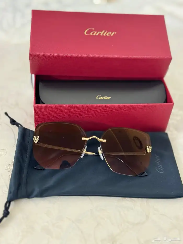 نظارة كارتير شمسية نسائية جديدة cartier 4