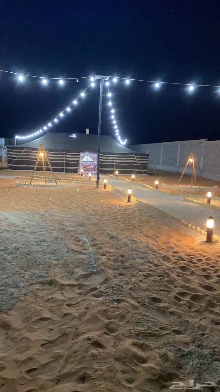 للايجار حوش مخيم في المشاعله 0