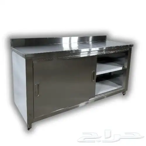 طاولات مطعم طاولة تحضير مطاعم بوفيات ستانلس استيل ستيل 6