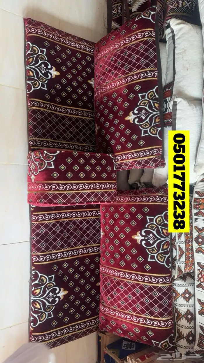 كراسي حديد كويتيه وجلسات عربية فاخره 9