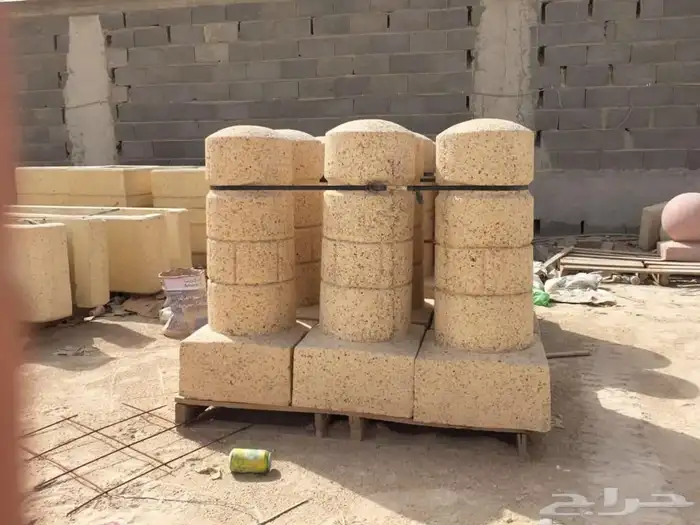 جميع الحواجز الخرسانة قواعد أعمدة إنارة مناهل 8