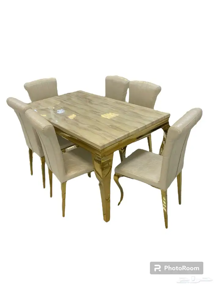 طاولة طعام رخام بتصميم عصري وأنيق 0