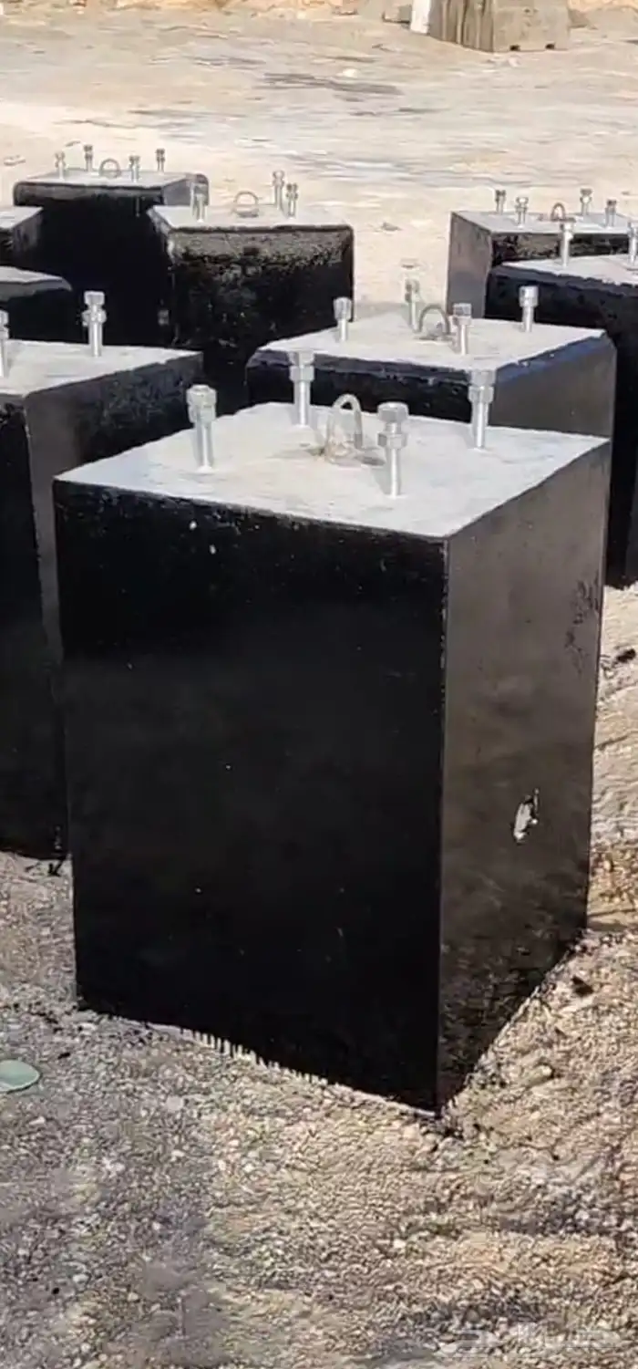 جميع الحواجز الخرسانة قواعد أعمدة إنارة مناهل 6