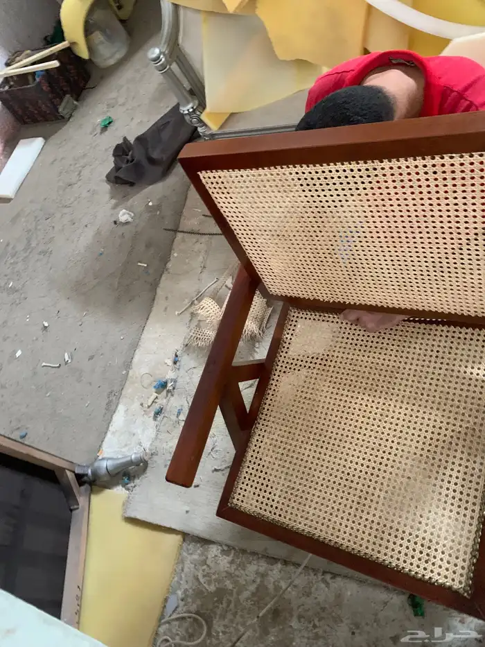 كرسي خشب زان 1