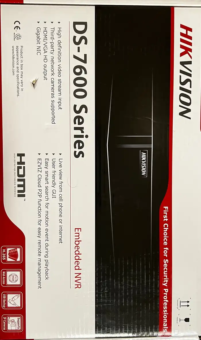 كاميرات مع جهاز DS-7600 1