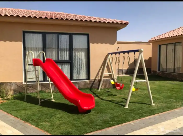 مراجيح مرجيحه مع زحليقة ألعاب اطفال 12