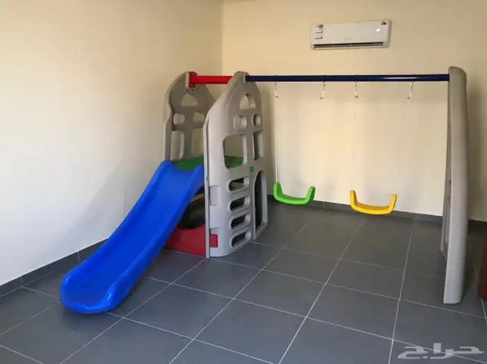 مراجيح مرجيحه مع زحليقة ألعاب اطفال 1