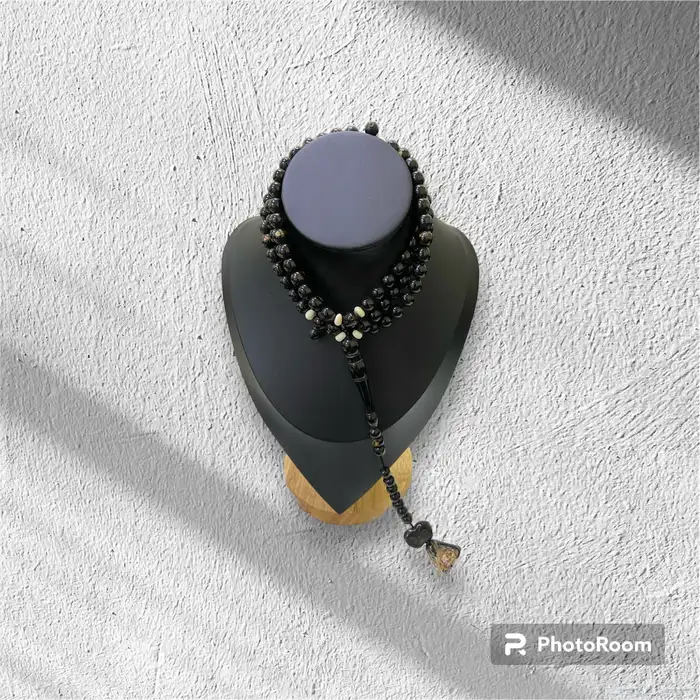 مسابح الألف تسبيحة من اليسر البلدي - المرجان الأسود 1